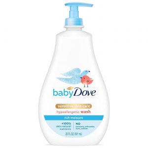 Baby Dove Rich Moisture Sensitive Skin Hypoallergenic Wash – 20 fl oz