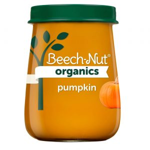Beech-Nut Organics Pumpkin Baby Food Jar